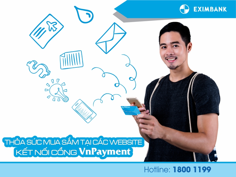 Thêm tiện ích cho khách hàng Eximbank với Cổng thanh toán VNPAY