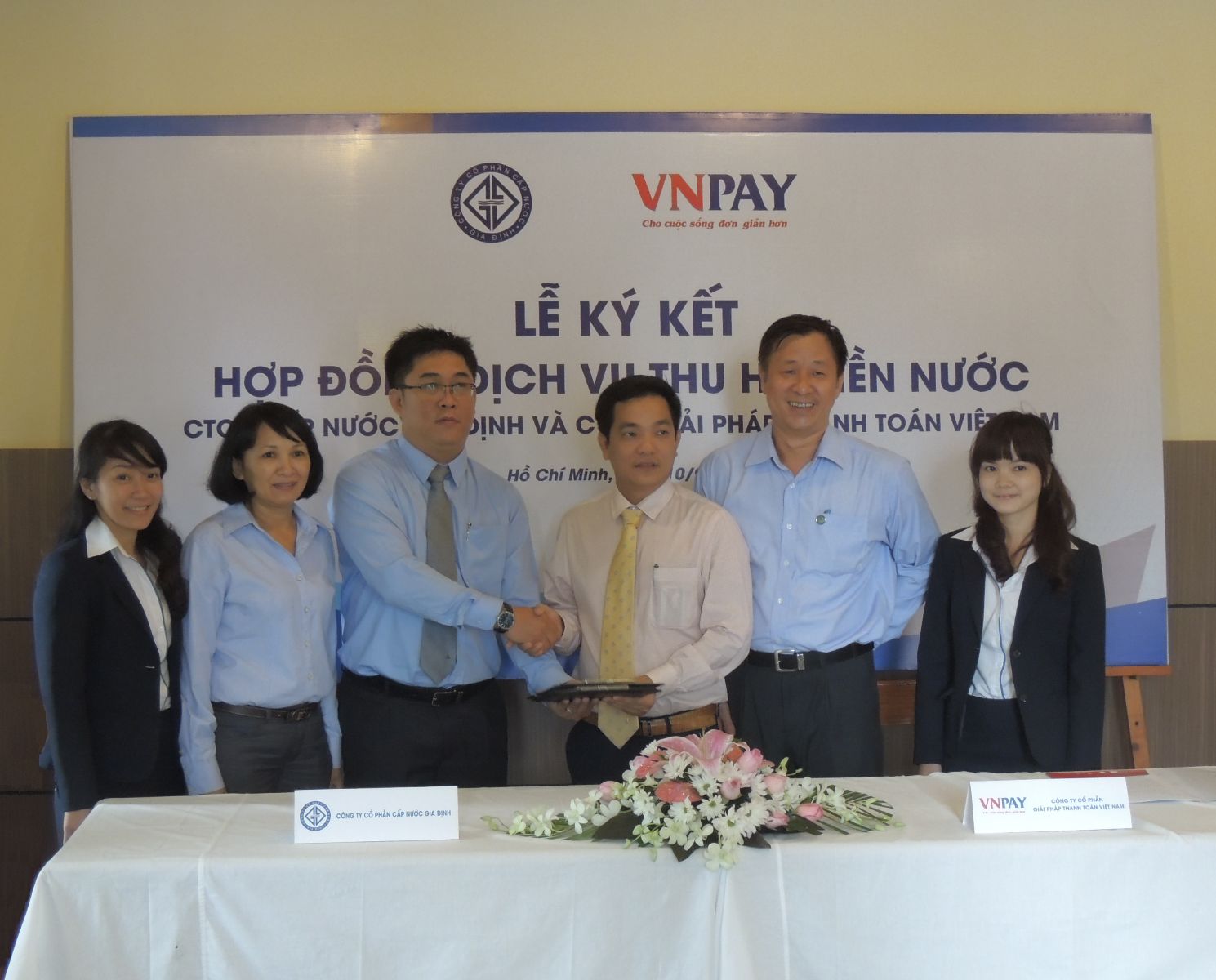 Công ty Cổ phần Cấp nước Gia Định và VNPAY triển khai dịch vụ Thu hộ hóa đơn tiền nước