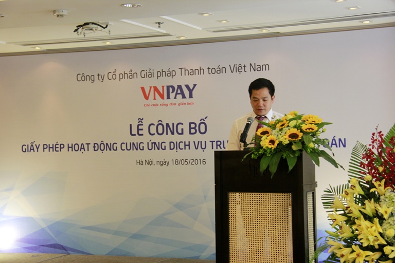 VNPAY công bố giấy phép cung ứng dịch vụ trung gian thanh toán